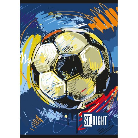Zeszyt A5 FOOTBALL ENERGY 32k. 70g krata Unipap