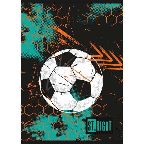 Zeszyt A5 FOOTBALL ENERGY 32k. 70g krata Unipap