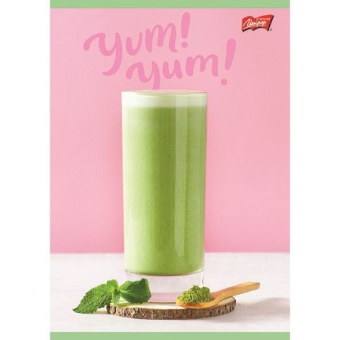 Zeszyt A5 GREEN DELICIOUS 60k. 70g krata Unipap