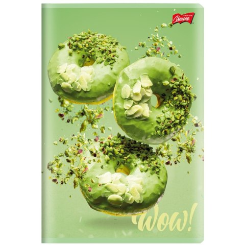 Zeszyt A5 GREEN DELICIOUS 60k. 70g krata Unipap