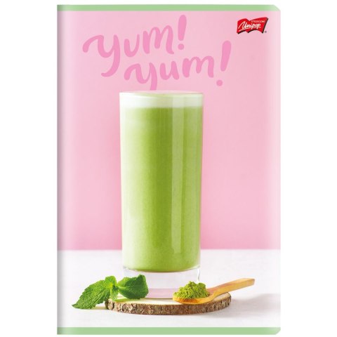 Zeszyt A5 GREEN DELICIOUS 60k. 70g krata Unipap