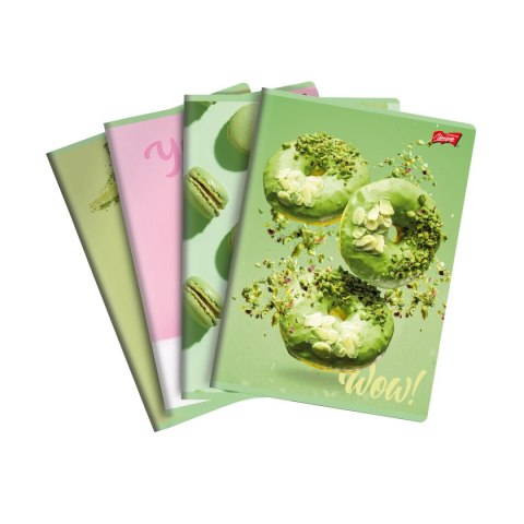 Zeszyt A5 GREEN DELICIOUS 60k. 70g krata Unipap