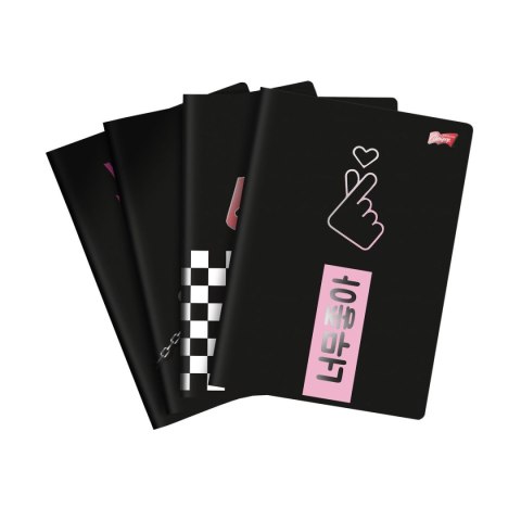 Zeszyt A5 K-POP VIBES 60k. 70g krata Unipap