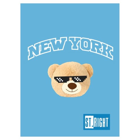 Zeszyt A5 NYC MOOD 32k. 70g linia podwójna kolorowa Unipap