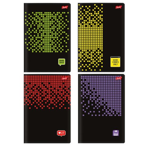 Zeszyt A5 Pixel Pulse 96k. 70g linia Unipap