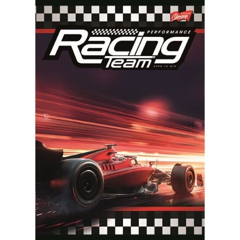 Zeszyt A5 Racing Team 32k. 70g krata Unipap