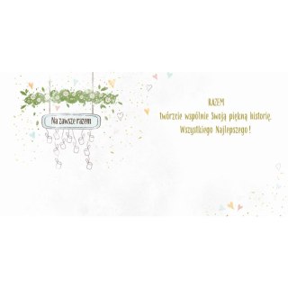 Kartka składana kw A5 Ślub Na nowej drodze życia Henry (5905701488377)