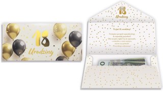 Pamiątka z komunii świętej 18-stka Koperta Gold-08 (5907195305628)