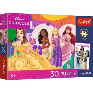 Puzzle Księżniczki Premium Plus Kids 30 el. Trefl (18342)