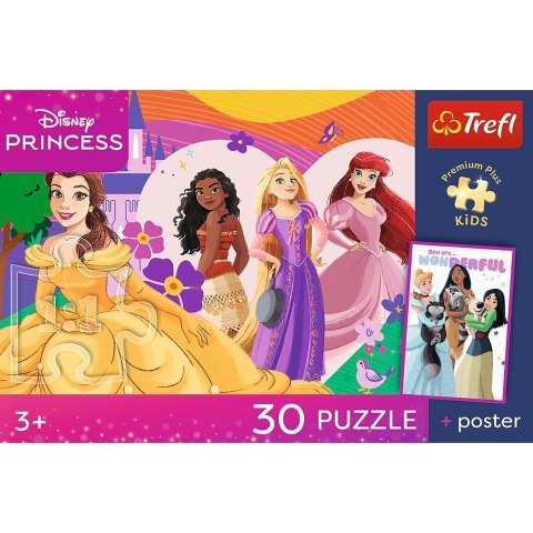 Puzzle Księżniczki Premium Plus Kids 30 el. Trefl (18342)