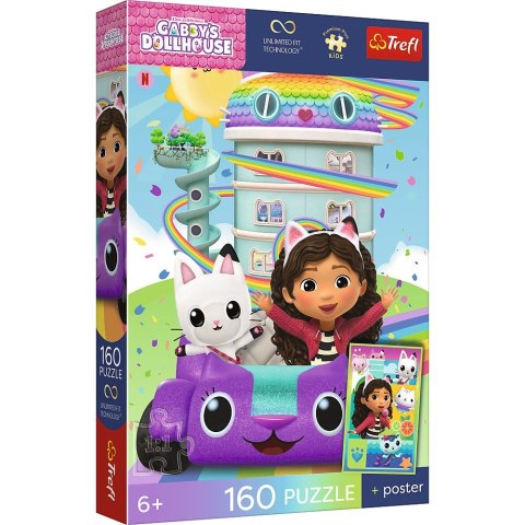 Puzzle PREMIUM PLUS KIDS Piękna Gabby 160 el. Trefl (15441)