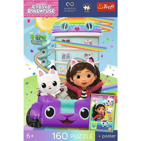 Puzzle PREMIUM PLUS KIDS Piękna Gabby 160 el. Trefl (15441)
