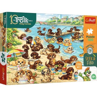 Puzzle Trefliki Jamniki i Trefliki 100 el. Trefl (16585)
