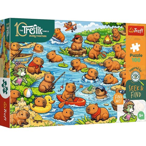 Puzzle Trefliki Kapibary 100 el. Trefl (16586)