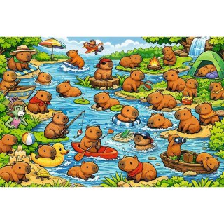 Puzzle Trefliki Kapibary 100 el. Trefl (16586)