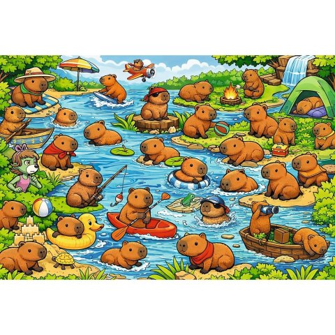 Puzzle Trefliki Kapibary 100 el. Trefl (16586)
