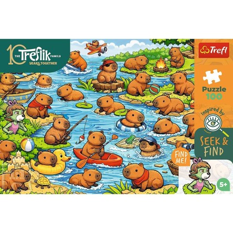 Puzzle Trefliki Kapibary 100 el. Trefl (16586)