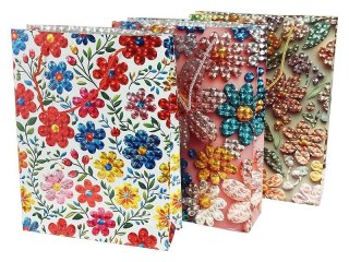 Torba prezentowa A3+ 32x42x11cm mix kolorów kwiaty [mm:] 320x420x 110 Adar (635159)