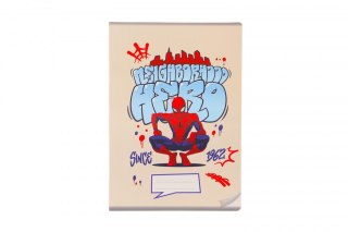 Zeszyt A4 Spider Man 32k. 70g linia kolor Beniamin