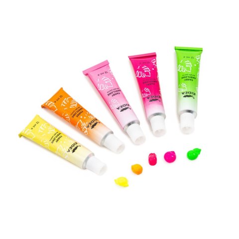 Farby akwarelowe Neonowe 12ml 12 kolor. Kidea (FAAN12KA)