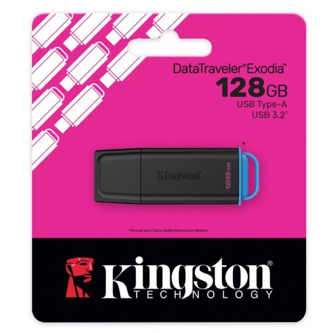 Kingston pamięć DataTraveler Exodia G2 | USB 3.2 | 128GB | czarny