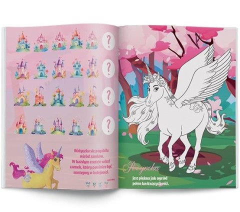 Książka dla dzieci Jednorożce. Wesołe Kolorowanie Ameet (PUF 7950)