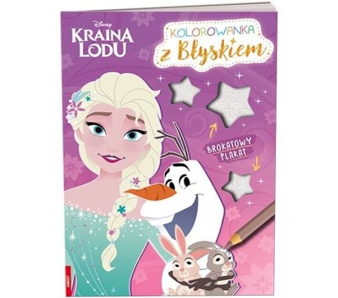 Książka dla dzieci Kraina Lodu. Kolorowanka z Błyskiem Ameet (KBP 9102)