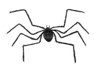 Ozdoba halloweenowa Dekoracja Pająk, czarny, 103x75x9cm Partydeco (HDD2)