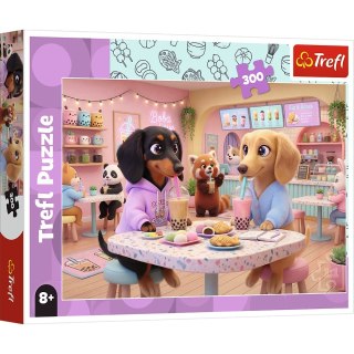 Puzzle Jamniki w kawiarni 300 el. Trefl (23050)