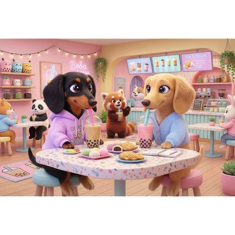 Puzzle Jamniki w kawiarni 300 el. Trefl (23050)