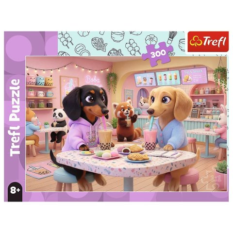 Puzzle Jamniki w kawiarni 300 el. Trefl (23050)