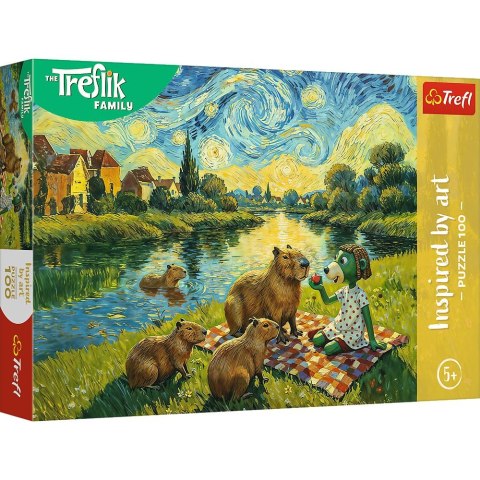 Puzzle Karmiąc kapibary 100 el. Trefl (16563)