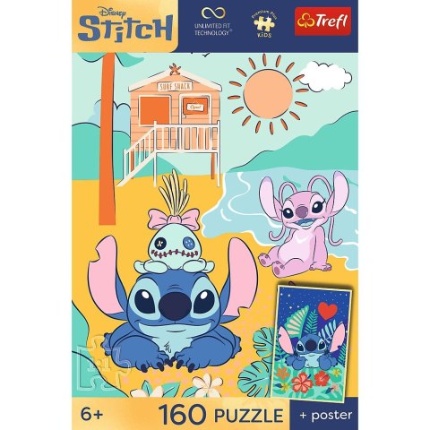 Puzzle Stitch PREMIUM PLUS KIDS Na fali 160 el. Trefl (15436)