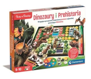 Gra edukacyjna UCZĘ SIĘ BAWIĄC ODKRYWAMY DINOZAURY I PREHISTORIA Clementoni (50804)