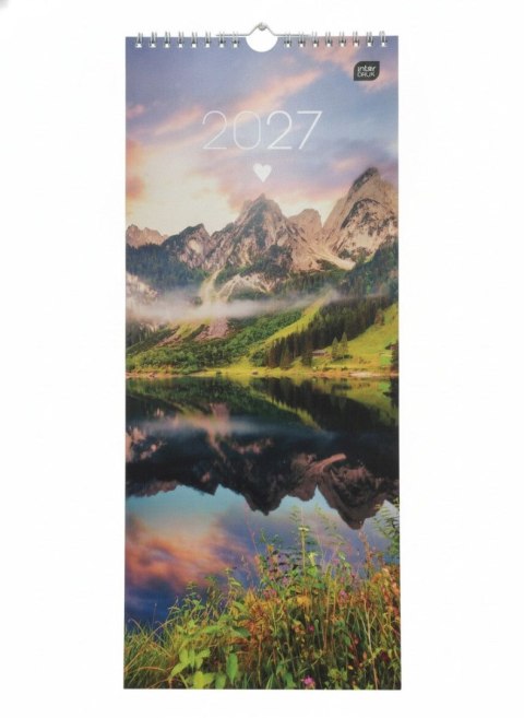 Kalendarz ścienny 12k PASKOWY 170mm x 410mm Interdruk (WIDOKI)