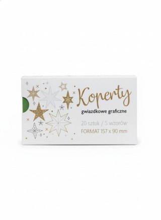 Koperta C6 Prezentowe mix Pol-mak (KP01_GWGR) 20 sztuk