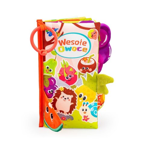 Książeczka edukacyjna MIĘKKA WESOŁE OWOCE Jollybaby (JB83282)