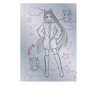 Książka dla dzieci Barbie™. Kolorowanka z Błyskiem Ameet (KBP 1101)
