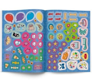 Książka dla dzieci Disney. Psy & koty. 100 Brokatowych Naklejek Ameet (NB 9114)