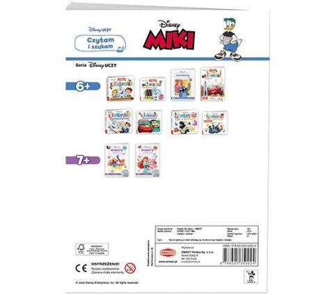 Książka dla dzieci Disney Uczy. Czytam i szukam Ameet (UCS 9302)