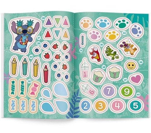 Książka dla dzieci Disney Uczy. Stitch. Cyfry Ameet (UDN 9310)