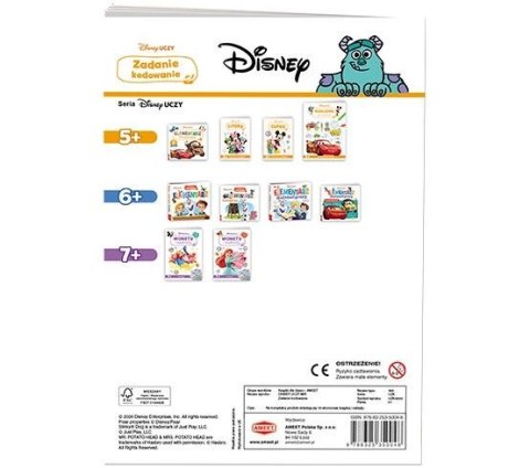 Książka dla dzieci Disney Uczy. Zadanie kodowanie Ameet (UZK 9302)