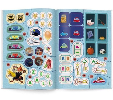 Książka dla dzieci Disney Uczy. Zwierzogród. Litery Ameet (UDN 9312)