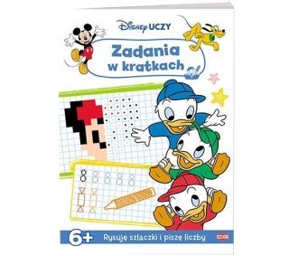 Książka dla dzieci Disney uczy. Miki. Zadania w kratkach Ameet (ULK 9301)