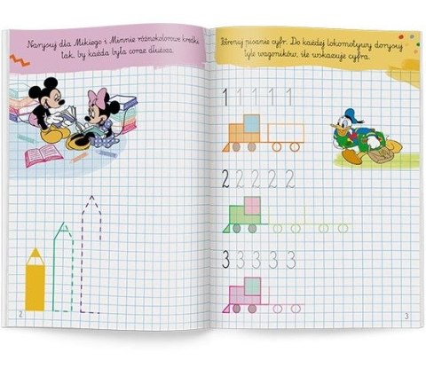 Książka dla dzieci Disney uczy. Miki. Zadania w kratkach Ameet (ULK 9301)