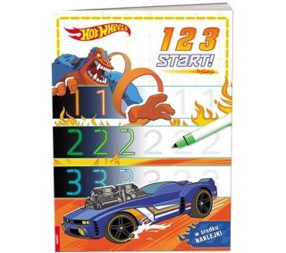Książka dla dzieci Hot Wheels™. 1 2 3 start! Ameet (EH 1602)