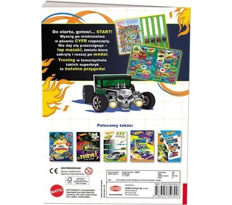 Książka dla dzieci Hot Wheels™. 1 2 3 start! Ameet (EH 1602)