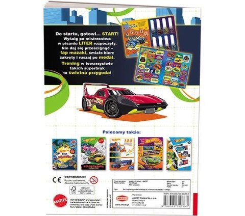 Książka dla dzieci Hot Wheels™. A B C wyścigów Ameet (EH 1601)