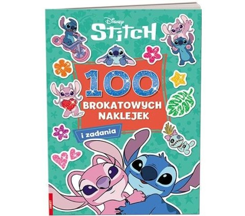 Książka dla dzieci Stitch. 100 Brokatowych Naklejek Ameet (NB 9113)