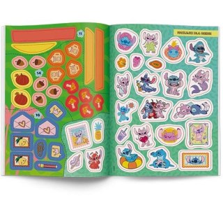 Książka dla dzieci Stitch. 100 Brokatowych Naklejek Ameet (NB 9113)